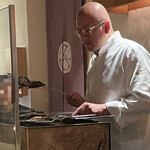 銀座 しのはら - 四万十川の鮎　炭火焼き中