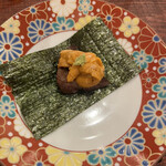 うにと牡蠣と日本酒と 遊成 - 