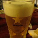 なすび屋 - 生ビールはサッポロ