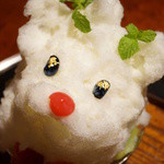 よろにく - 薩摩白くま（特別メニュー）。※通常はこの形ではありません。（2013/8）