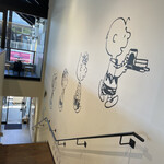 SNOOPY Chaya Karuizawa - Wall of the Stairs