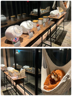 TWIN-LINE HOTEL - 廊下には、バスソルトも用意してあって
好みの香りを選んで、紙コップでお部屋に持ち帰れます。