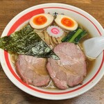 麺壱 吉兆 - 中華そば700円＋煮玉子100円