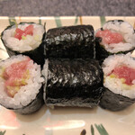 Sushi Kamon - 本鮪ねぎとろ巻き。