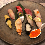 Sushi Kamon - 特選にぎり寿司。