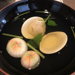 炭焼うな富士 - お吸い物