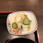 炭焼うな富士 - 漬物