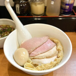 らぁ麺 半七 - 特製つけ麺〜昆布水掛け〜 ¥1050