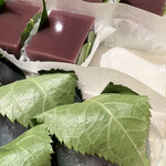 うさぎや - 水羊羹と葛饅頭