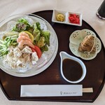 東名カントリークラブ レストラン - 豚しゃぶと焼なすの冷し中華(1650円)