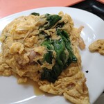 大興飯店 - 豚肉・きくらげ・たけのこ・玉子の醤油炒め ラーメンセット 800円