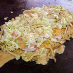 お好み焼千 - 令和5年6月
豚モダン焼き 800円