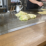 Hiroshima Okonomiyaki Bocchan - 鉄板