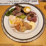 Chikyuuya - 前菜の盛り合わせ3種(880円)