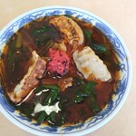 満州ニラら～めんの店 さかえや - 満州ニラギョーザラーメン（中）