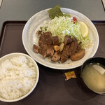 Asahi Biruen Shiroishi Hamanasukan - とんてき定食＠800円