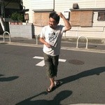 麺や而今 - 整理券配布(2013/8)