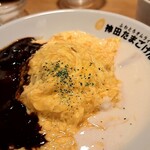 神田たまごけん - ハヤシ&キノコ　チーズオムライス