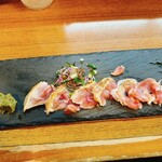 炭火焼鳥 げん太 - 鳥刺し