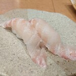 Sushi Sakaya Ippo - 鯛の握り