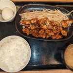 Teppanyaki Tenjin Horumon - 丸腸ホルモン定食