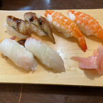 Shouya - お寿司〔穴子、海老、真鯛〕