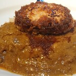 クサカカレー 本店 - ハンバーグも絶品