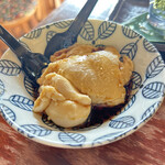 沖縄ん家 てりとりー - ジーマーミー豆腐。も〜っちり　甘いタレうま♡デザートにもなる