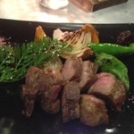 鉄板焼とワイン COCOLO - イベリコ豚②