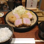 とんかつ けい太 - 特上フィレ膳With鶏もも唐揚げ