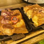 鉄板餃子と290円ハイボール 太田川にこにこ餃子 - 島唐辛子餃子、海老餃子