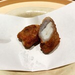 温石 - 太刀魚の蓮根包み揚げ