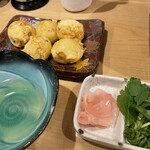 活たこ・創作料理 さるのこしかけ - 明石焼き