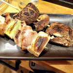 立ち飲み マルイチ - ねぎまと、しいたけ。