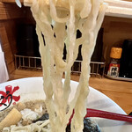 麺屋 だいくう - 麺は平打ち麺！