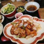 Chuuka Men Han Cha Ya Yoshi - A定食酢豚