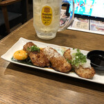 旨唐揚げと居酒メシ ミライザカ - つくね（3種）