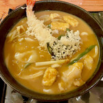 Udon Ryouri Sen - 「天カレーうどん」(1070円)です