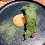 sio - お月さまのようなソース。盛り付け美しい