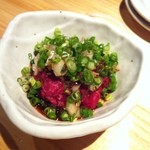 けとばし屋チャンピオン - ユッケ・・・ごはんと食べると最高