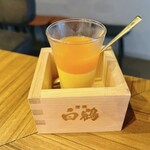 Yakitori Bamora - かぼちゃのスープと卵のゼリー