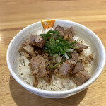 自家製麺 のぼる - チャーシュー丼 小(¥250)