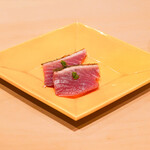 すし 良月 - 気仙沼、藁、墨焼き