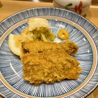 新宿割烹 中嶋 - 追加のいわしフライハーフ