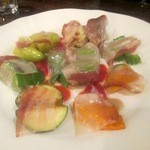 自然派レストラン TERRA - 野菜と生ハム2013/8