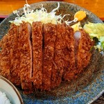 Tonkatsu Umagoya - ロースカツ定食（ジャンボ）