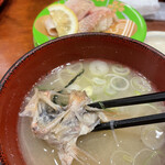 Morimori Zushi - のどぐろアラのお椀　出汁最高　少し甘めなお味噌でした