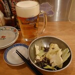 Hakata Gekijou Akabaneten - ビールとお通し