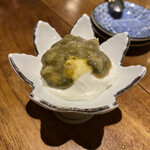 しおて - 牡蠣の塩辛とマスカルポーネ