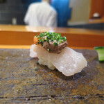 天寿し - 鯛に鯛肝